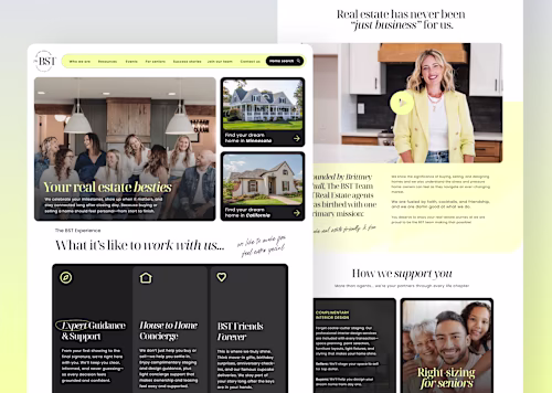 WordPress Website Development for Brittney Shull Team