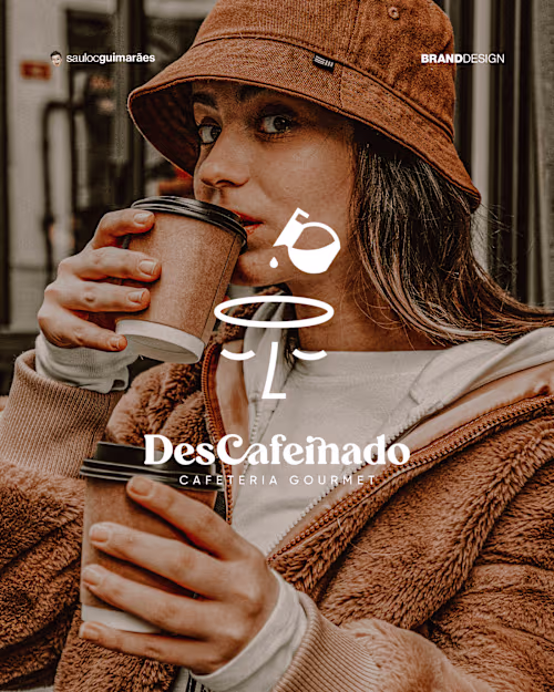 DesCafeinado • Cafeteria Gourmet | Visual Identity