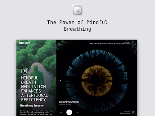 Pascora App — Breath works & meditations 