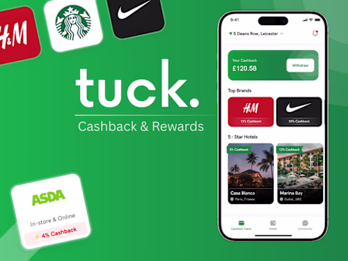 Tuck. (Find Nearby Businesses and Earn cashback.)