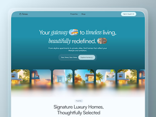 Nuvasa- Real Estate Website