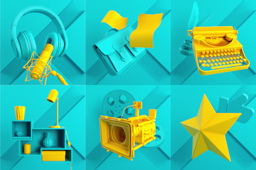 3D elements for website