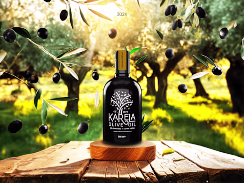Karela Olive Oil Logo + Brand Guideline