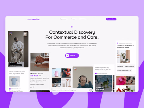 Commotion — Website Design & Webflow Development