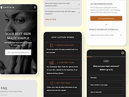 Captain Concierge | E-Commerce | UX Redesign & Strategy 