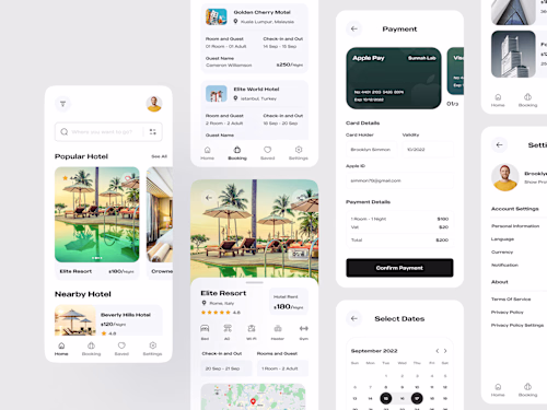 Hotel Booking Mobile Application on Behance