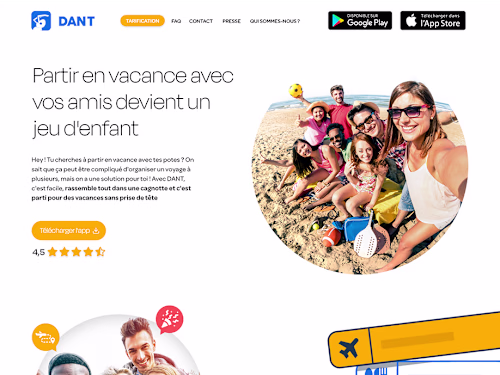 Creation of a website 