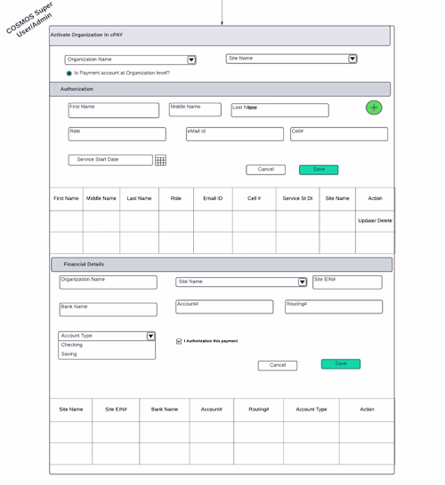 COSMOS - PAY System
Designed and