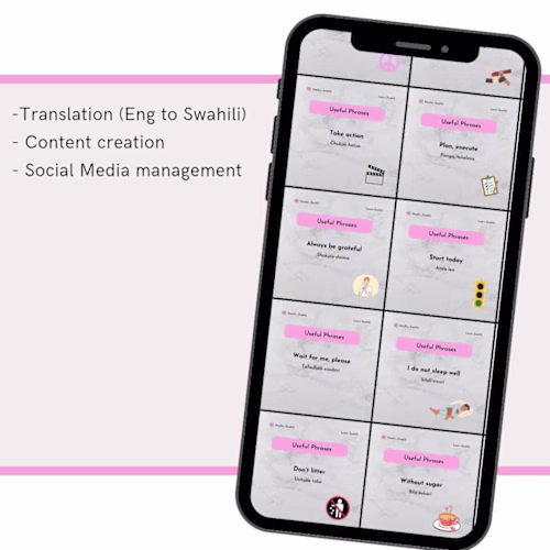 Social Media Management + Translation