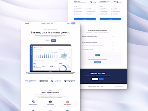 Glidy: Framer Template