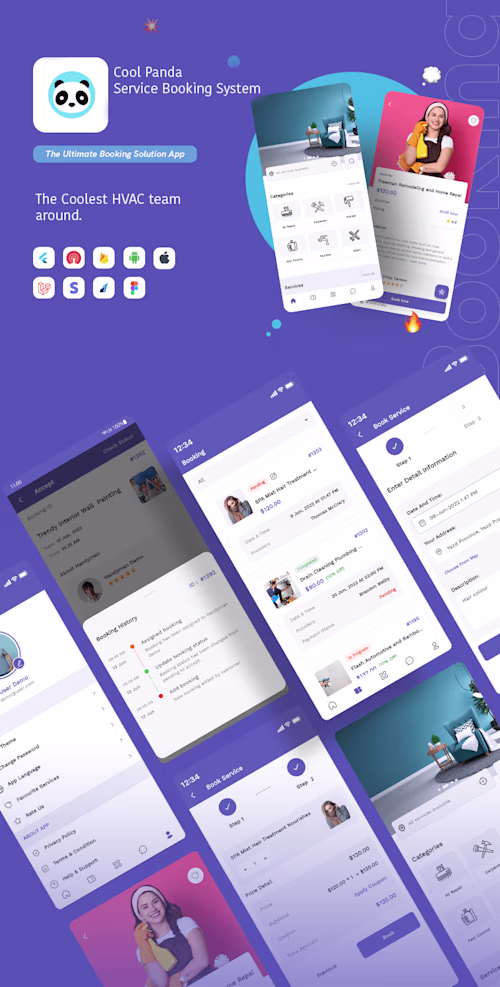 Cool Panda - Flutter Mobile Apps