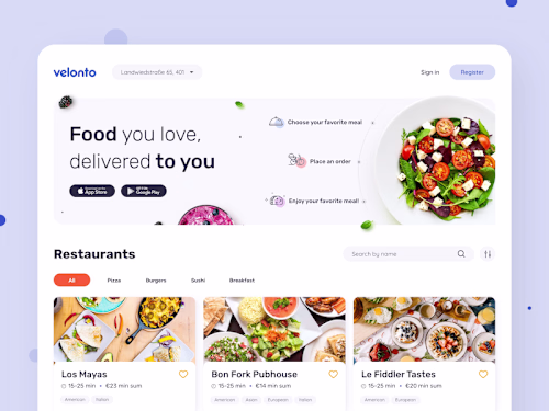On-demand urban delivery platform