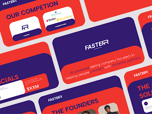Fasterr Investor Pitch Deck Design
