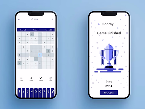Sudoku Saga | High performant sudoku app built with React Native