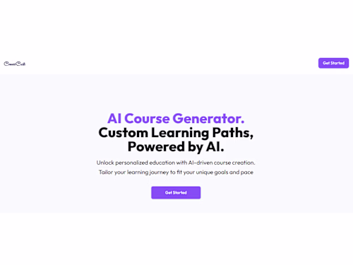 CourseCraft: A Course Creation and Learning Platform