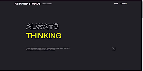 Agency Website - Rebound Studios