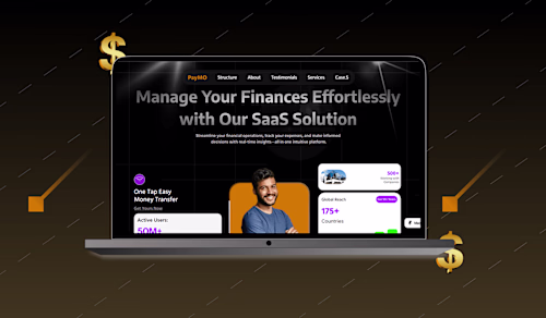 Landing Page Website for Payment Company