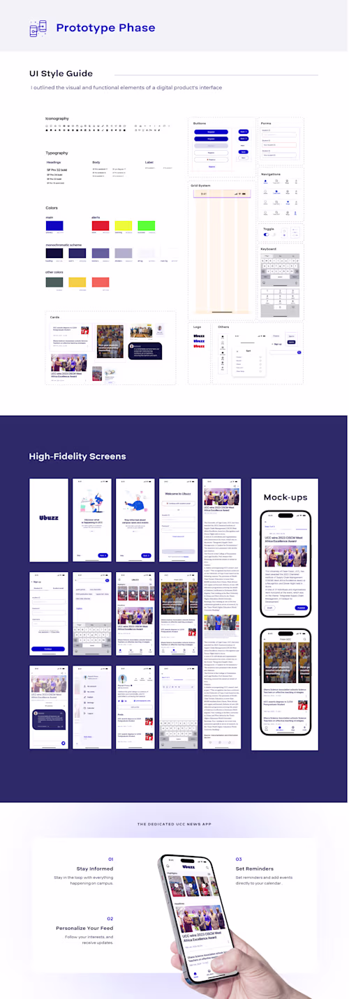 Ux case study - campus news app :: Behance