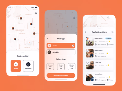 Paw Walker - a Dog Walking App (Case study)