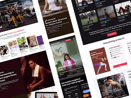 Revamping User Interface for Fitness Website