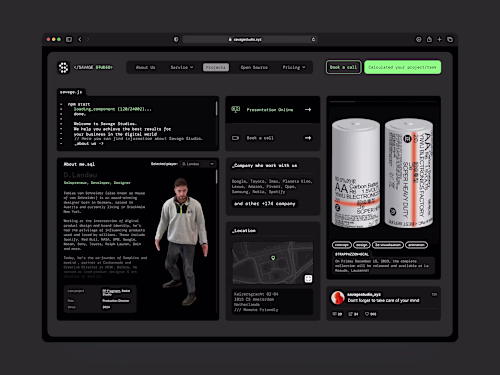 Savage Studio - Design/Development