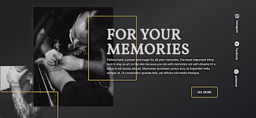 wordpress website for tattoo shop