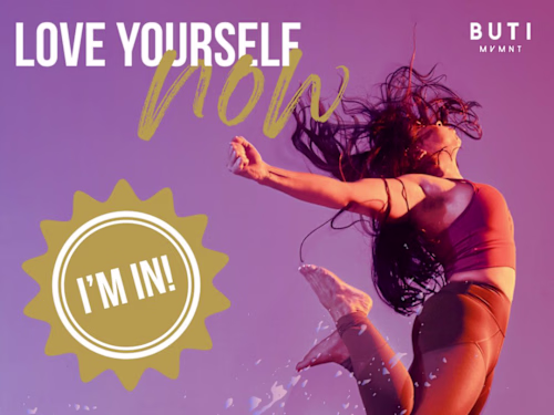 Graphic Design: Love Yourself Now Campaign for Buti Fitness