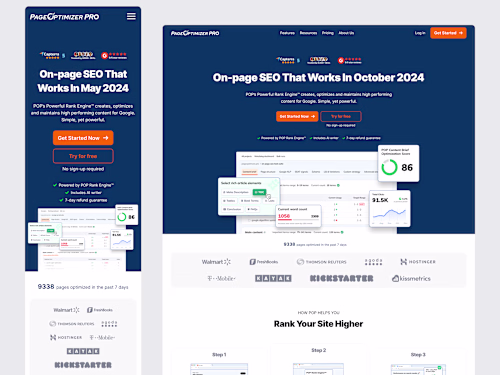 Web Design and Development for PageOptimizer Pro