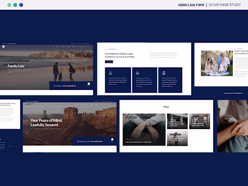 Gibb Law Firm - Website UI/UX Design and Development 