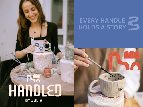 Handled By Julia Logo Design