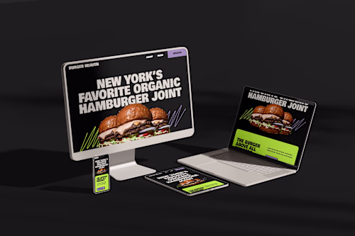 Burger Heaven - High-Fidelity Web Implementation