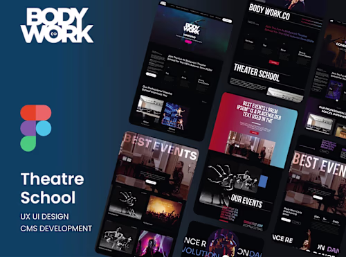 Body Fitness Website UI/UX Design & CMS Development