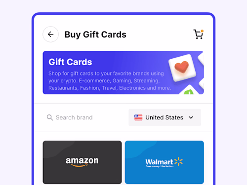 



User Friendly Gift Card Widget Design