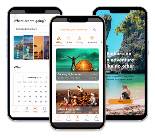 UI/UX for an Adventure Time Mobile Application