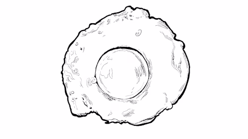 Stylized food illustration