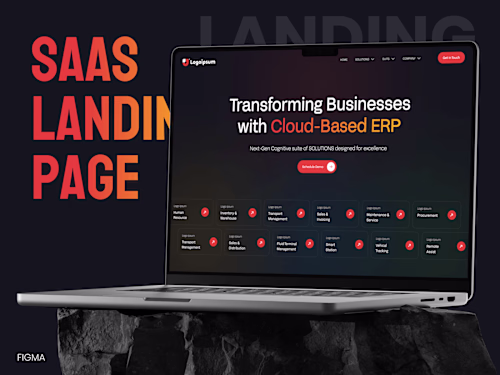 SaaS - Landing Page Design :: Behance
