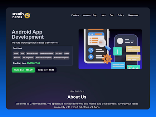 Creativnerds Platform Development