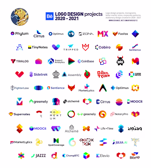 logofolio 2020-2023 on Behance