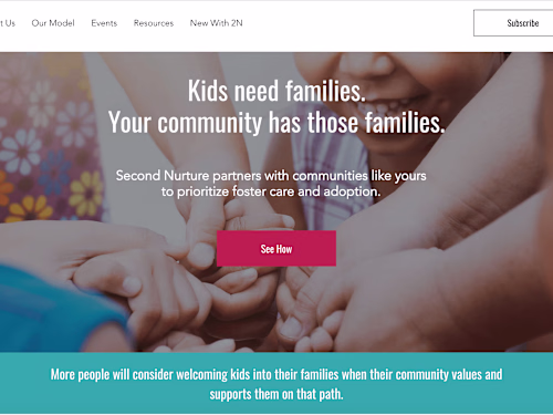 Second Nurture Site - Web Design