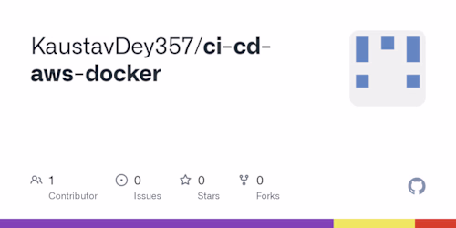 CI/CD Pipeline: Dockerized App Deployment to AWS EC2