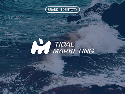 Visual Identity for Tidal Marketing, Google Ads Agency