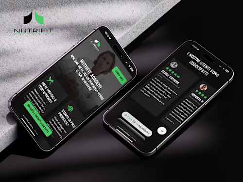 Nutrifit Academy, Fitness | UX UI Product Design