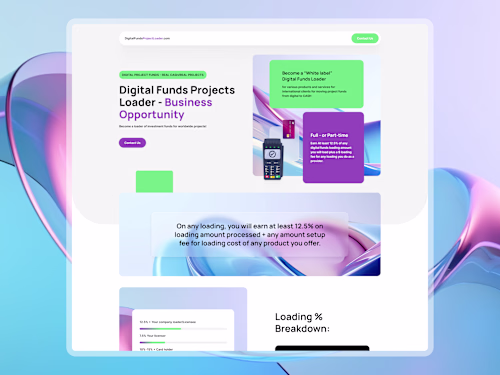 Digital funds: Branding and Landing page design