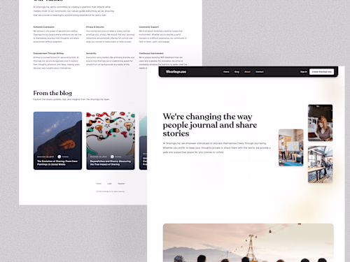 Sharings.me | Design and development