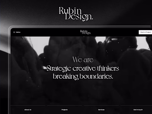 Rubin Design Co. : Website Design & Migration (Webflow → Framer)
