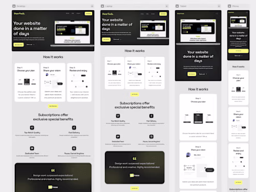 DearTech Website Revamp for Higher Engagement