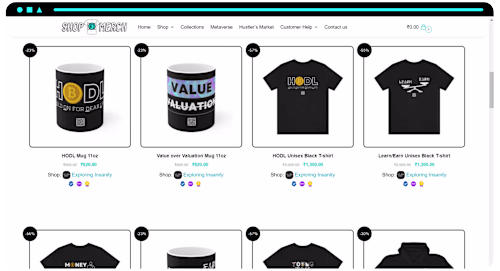 ShopNFTMerch WooCommerce Marketplace Website