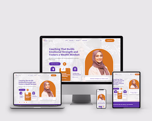 Responsive Brand-Focused Website for Life Coach