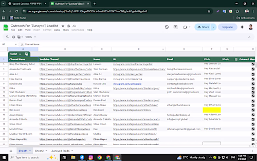 👉 YouTube Lead Research &