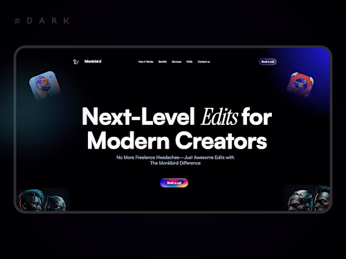 Monkbird | Custom Built Wix Studio Design and Development